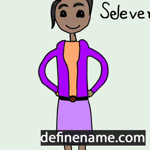 cartoon of the name Savleen