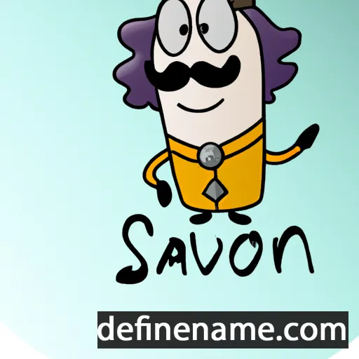 cartoon of the name Savornin