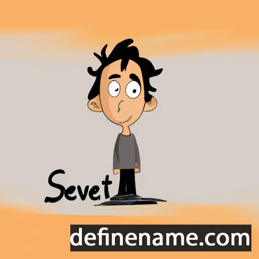 cartoon of the name Savreet