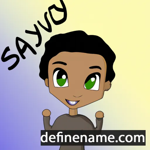 cartoon of the name Savyon