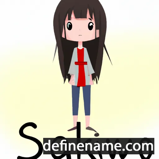 Sawako cartoon