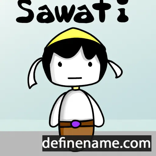 Sawitri cartoon