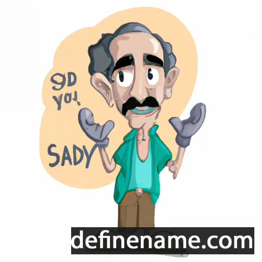 cartoon of the name Sayabold