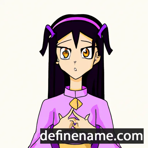 cartoon of the name Sayano