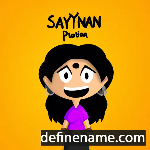 Sayantani cartoon