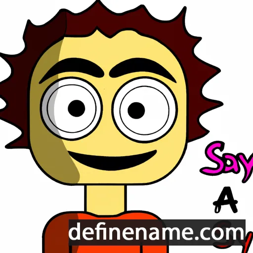 cartoon of the name Saydi