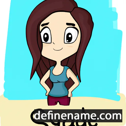 cartoon of the name Saydie