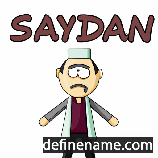 Saydig'ani cartoon