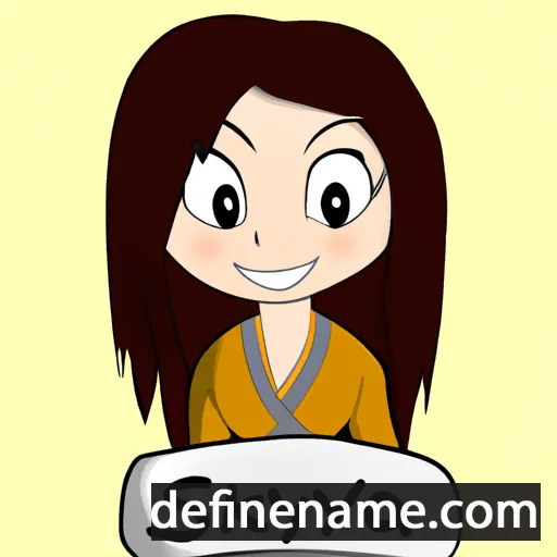 cartoon of the name Sayeka