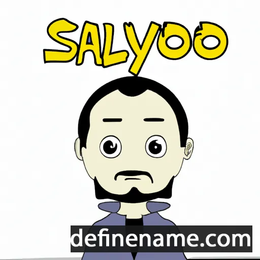 cartoon of the name Sayfullo