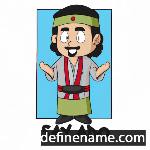 cartoon of the name Sayid