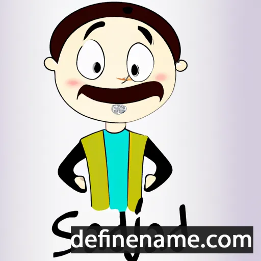 cartoon of the name Sayidali