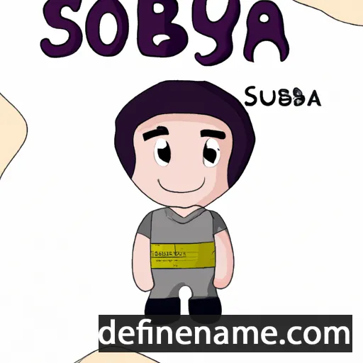 Sayouba cartoon