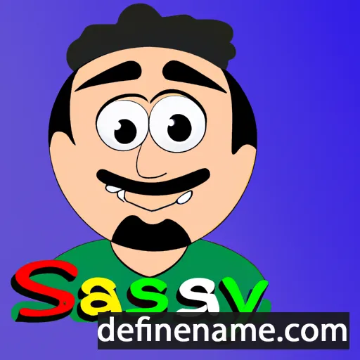 cartoon of the name Saysary