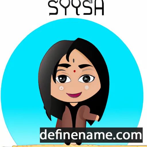 Saysha cartoon