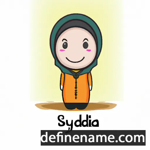 Sayyidah cartoon