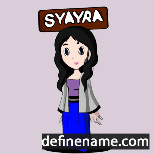 cartoon of the name Sayyora