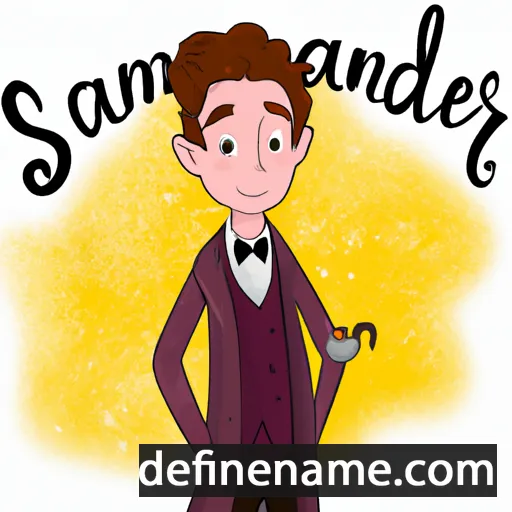 Scamander cartoon