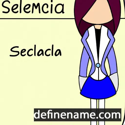 cartoon of the name Scelemia