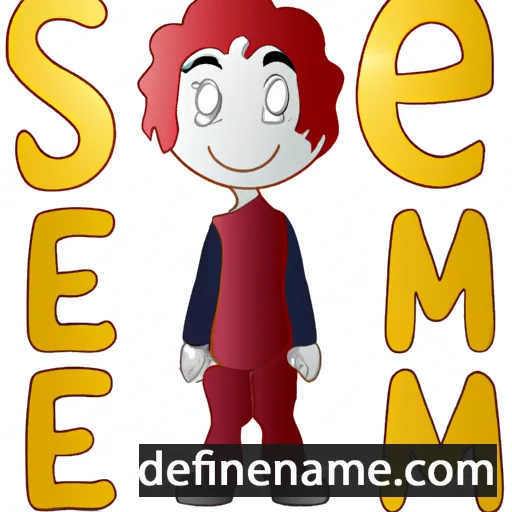 cartoon of the name Scemena