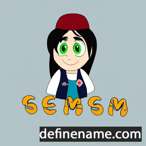 cartoon of the name Şemsa