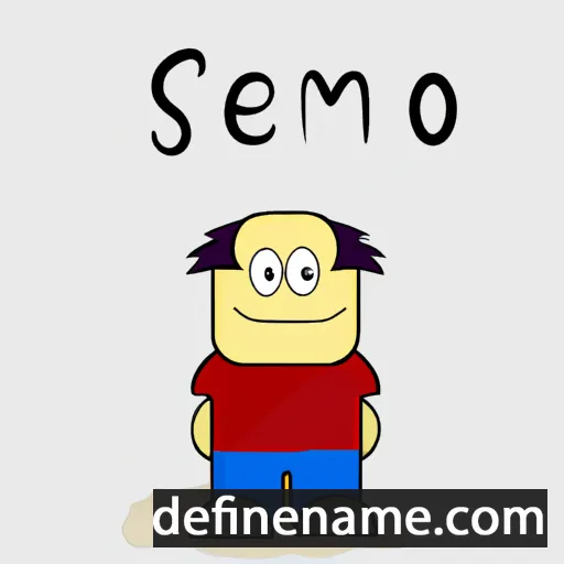 Šemso cartoon