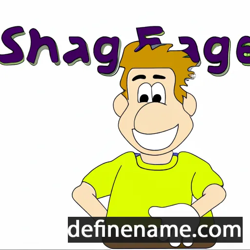 cartoon of the name Schage