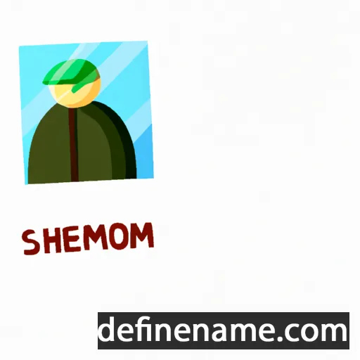 cartoon of the name Scherom