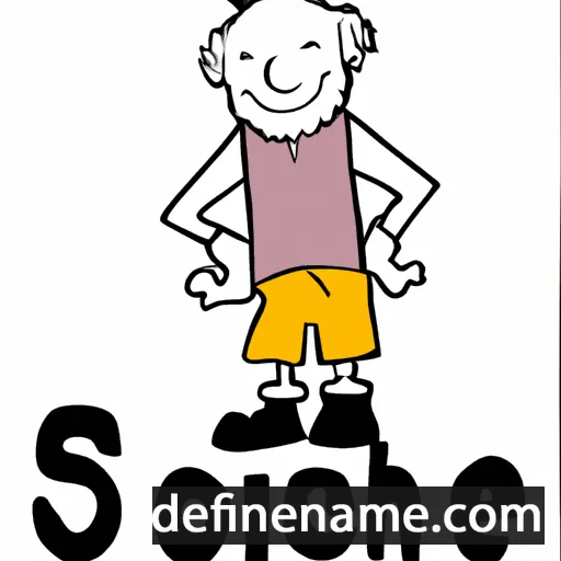 cartoon of the name Schöne