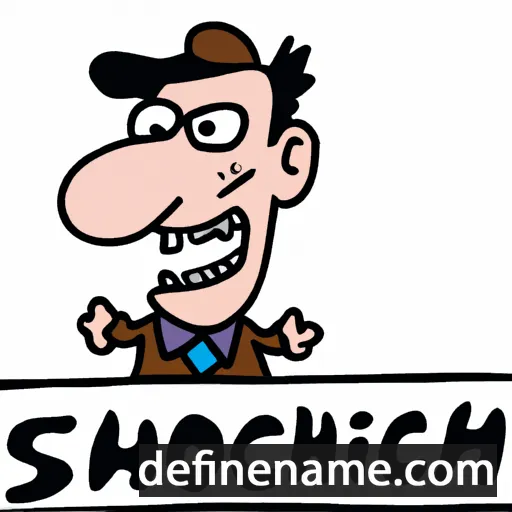 cartoon of the name Schorsch