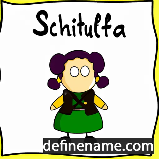 Schulieta cartoon