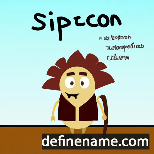 cartoon of the name Scipion