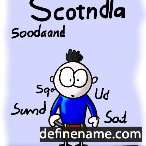 Scotland cartoon