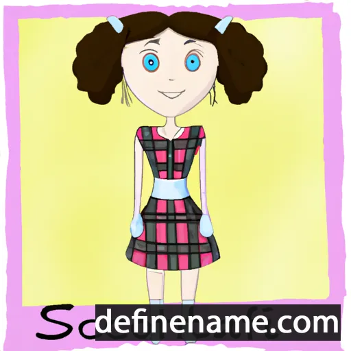 cartoon of the name Scottina