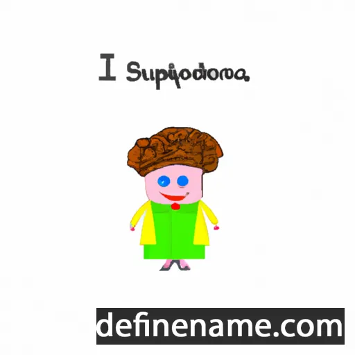 cartoon of the name Scribonia