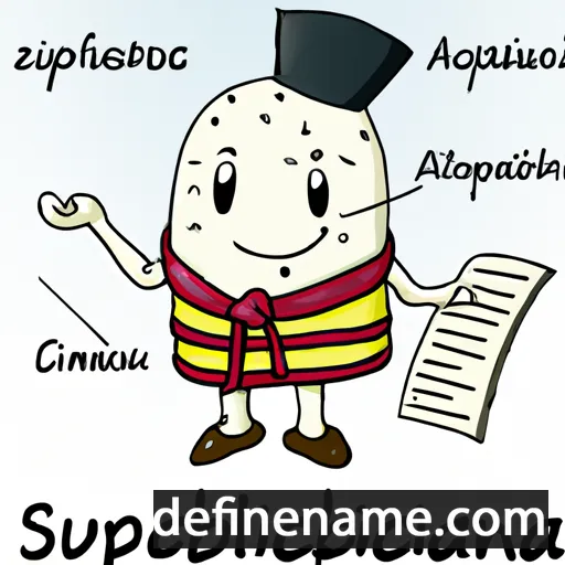 cartoon of the name Scribonianus