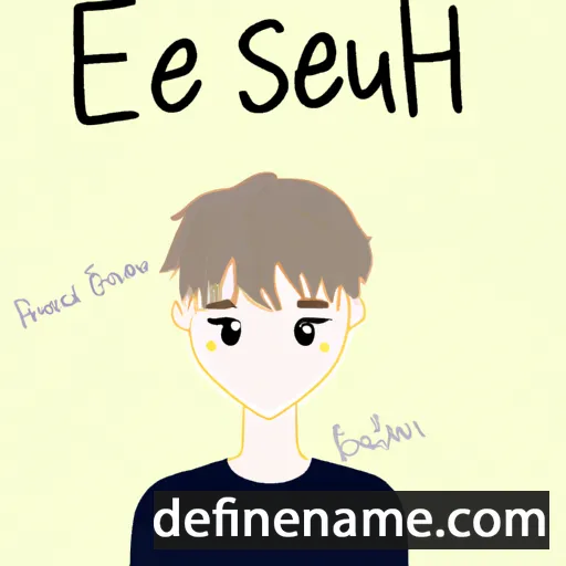 cartoon of the name Se-hun