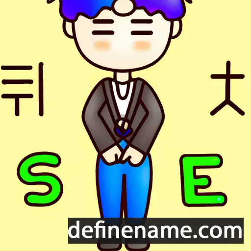 cartoon of the name Se-hyun