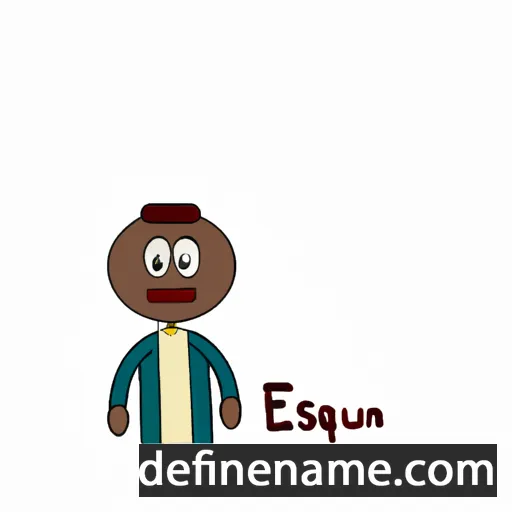 cartoon of the name Séguine