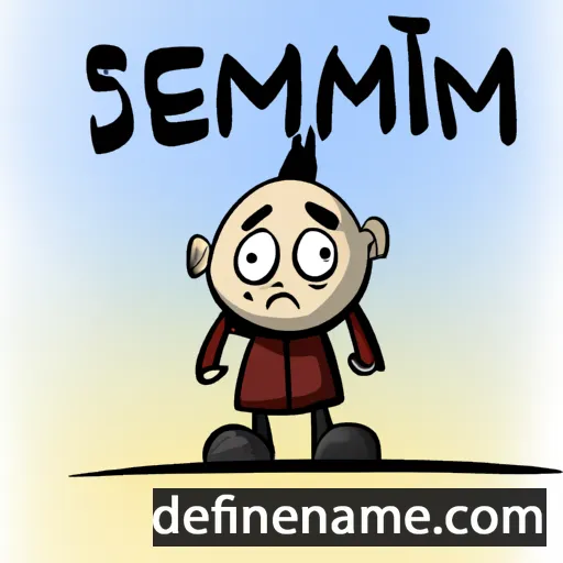 cartoon of the name Sędzimir