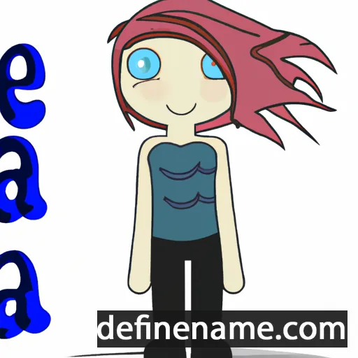 cartoon of the name Sea