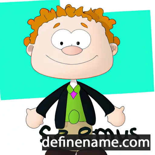 cartoon of the name Seamus