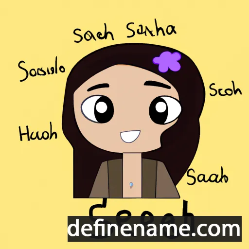 cartoon of the name Searah