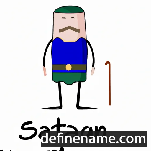 cartoon of the name Seastnán