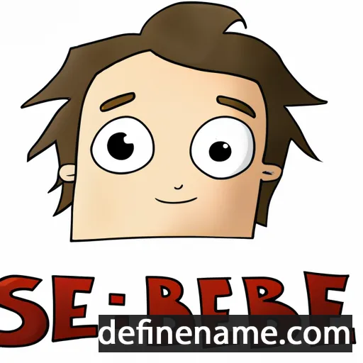 cartoon of the name Seb