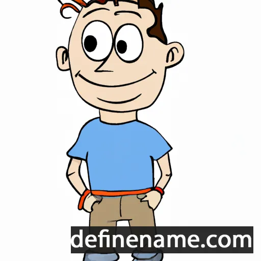 cartoon of the name Sebas