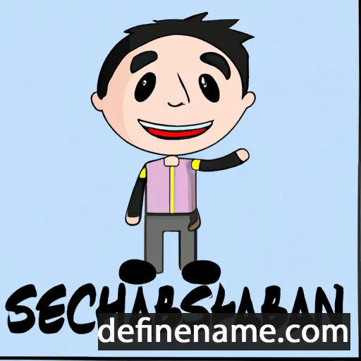 cartoon of the name Sebaschán