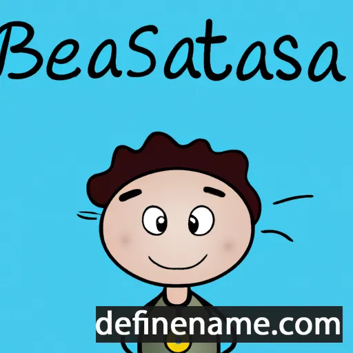 cartoon of the name Sebastià