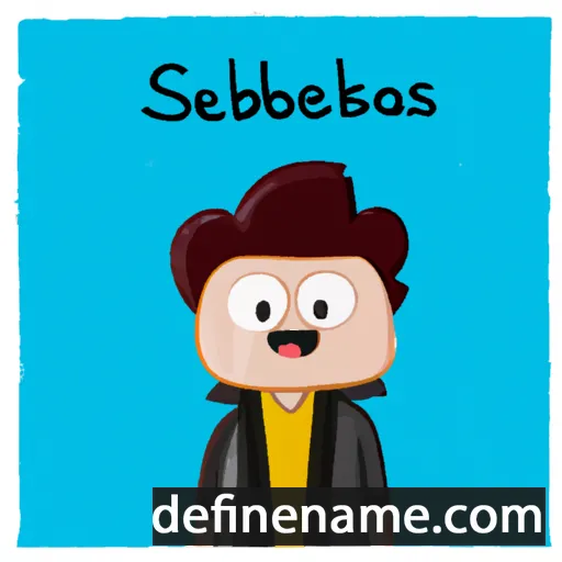 cartoon of the name Sebastianos