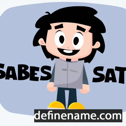 cartoon of the name Sebastos